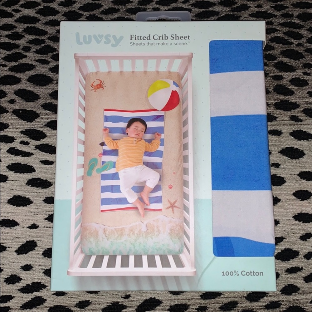 NEW Luvsy fitted crib sheet